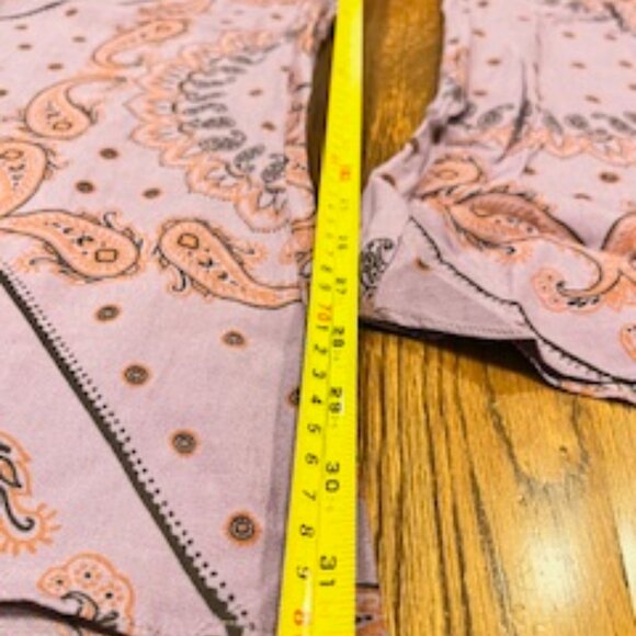 Zara lightweight paisleys lavender pant and blazer set - Picture 5 of 8